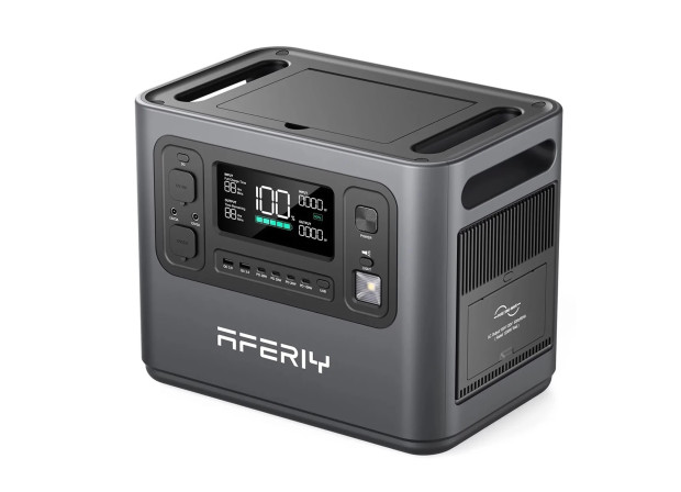 Портативна зарядна станція Aferiy AF-P210 2400W 2048Wh LiFePO4, чорна