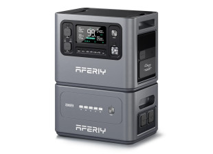 Портативна зарядна станція (комплект) Aferiy AF-P280 2800W 2048Wh + додаткова батарея AF-P280-B 2048Wh LiFePO4