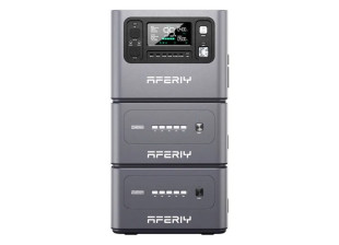 Портативна зарядна станція (комплект) Aferiy AF-P280 2800W 2048Wh + 2 додаткові батареї AF-P280-B по 2048Wh кожна, LiFePO4
