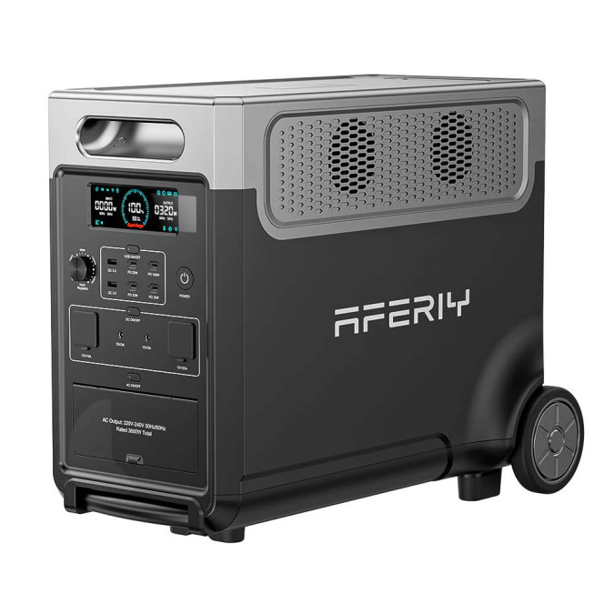 Портативна зарядна станція Aferiy AF-P310-EC-H 3600W 3840Wh LiFePO4, сіра