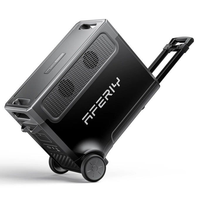 Портативна зарядна станція Aferiy AF-P310-EC-H 3600W 3840Wh LiFePO4, сіра