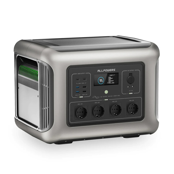Портативна зарядна станція AllPowers R2500 2500W 2016Wh LiFePO4