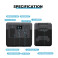 Портативна зарядна станція MARKSON BP2400 2400W 2560Wh 800000mAh LiFePO4, сіра