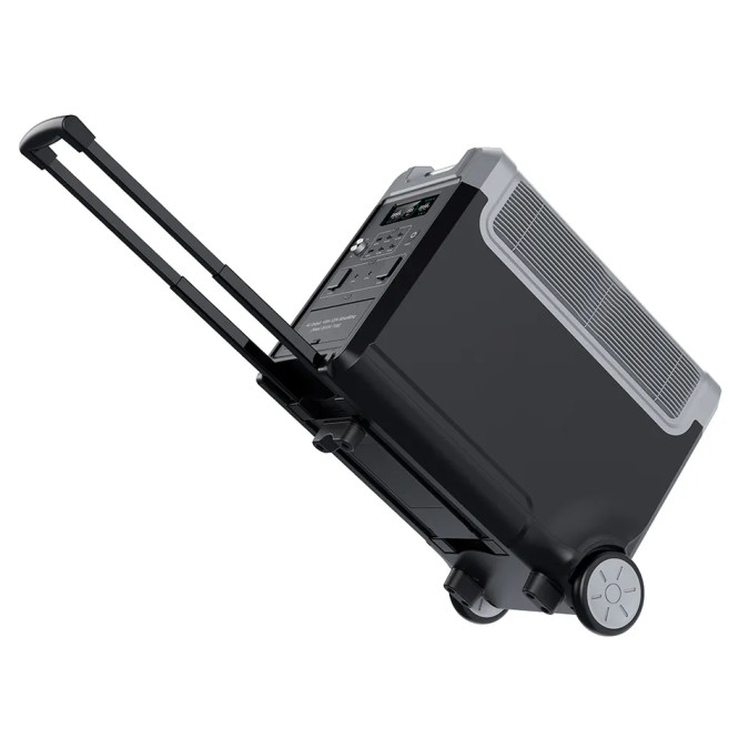 Портативна зарядна станція EcoPlay EC3500 2400W 3840Wh 1200000mAh LiFePO4, сіра