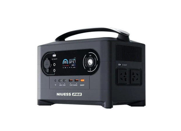 Портативна зарядна станція Niuess NE-700PRO 700W 720WH 200000mAh LiFePO4, чорна