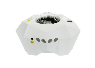 Проектор зоряного неба, нічник Aurora Star Night Light AC6923 з пультом та Bluetooth-динаміком, білий