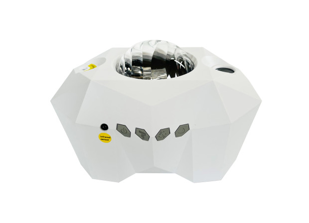 Проектор зоряного неба, нічник Aurora Star Night Light AC6923 з пультом та Bluetooth-динаміком, білий