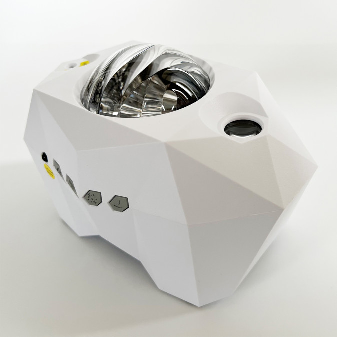 Проектор зоряного неба, нічник Aurora Star Night Light AC6923 з пультом та Bluetooth-динаміком, білий