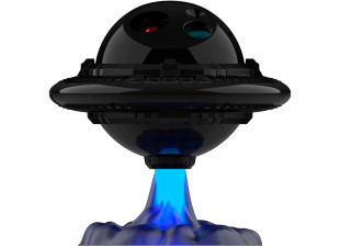 Лазерний проектор зоряного неба, нічник UFO Led Star Night НЛО Галактика з пультом, чорний