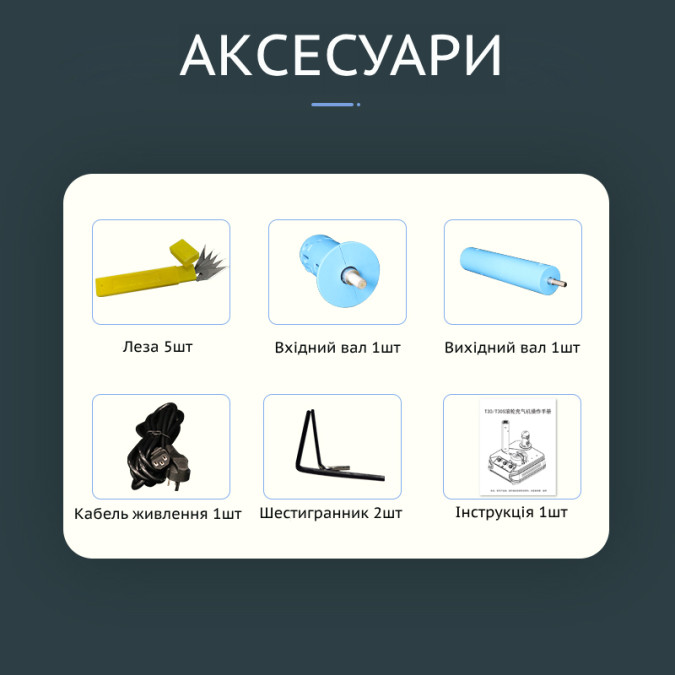 Пристрій для надування пакувальної повітряно-бульбашкової плівки MARKSON AIR-CM T30 10M 144W
