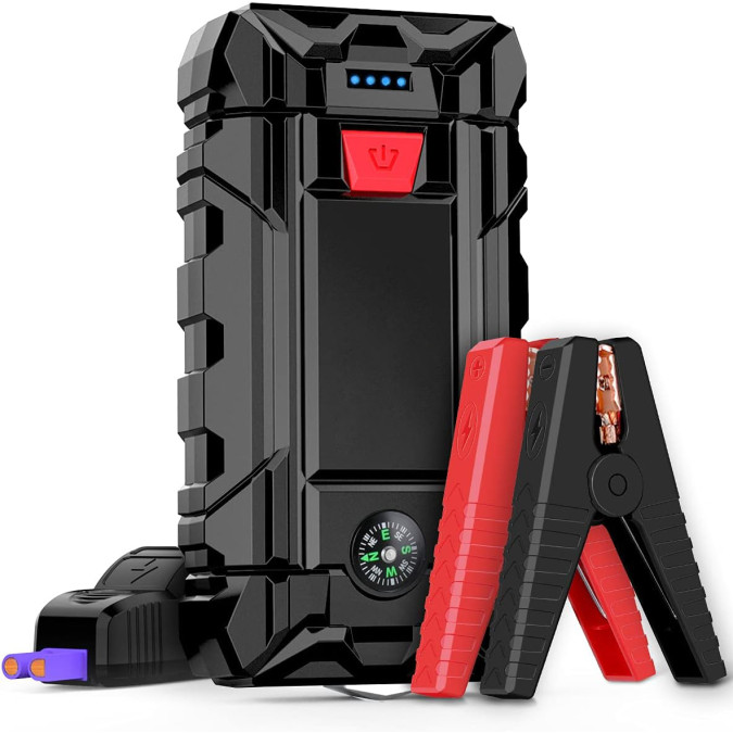 Пусковий зарядний пристрій MARKSON BM150 1500A/15800mAh з ліхтариком