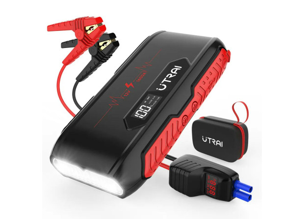 Пусковий зарядний пристрій UTRAI Jstar 3 1600A/20000mAh з ліхтариком