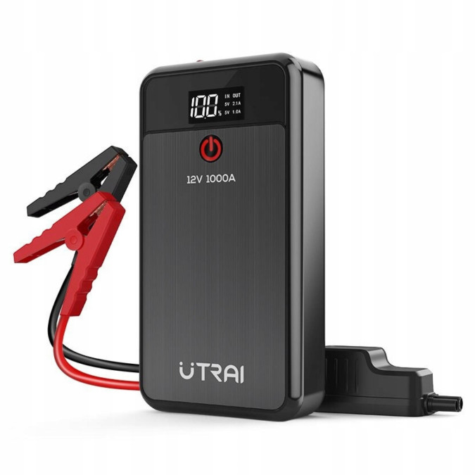Пусковий зарядний пристрій UTRAI Jstar Air 1000A/8000mAh з ліхтариком