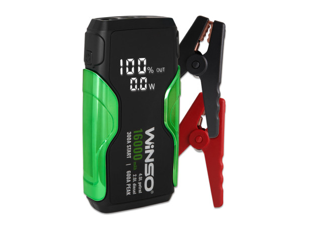 Бустер (пусковий пристрій) Winso Jump Starter 300A/600A 16000mAh 