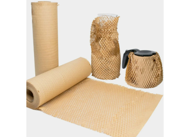 Стільниковий пакувальний папір MARKSON PAPER-HC 50X100 KRAFT рулон 50см x 100м