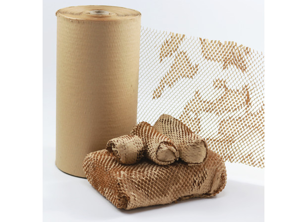 Стільниковий пакувальний папір MARKSON PAPER-HC 50X250 KRAFT рулон 50см x 250м
