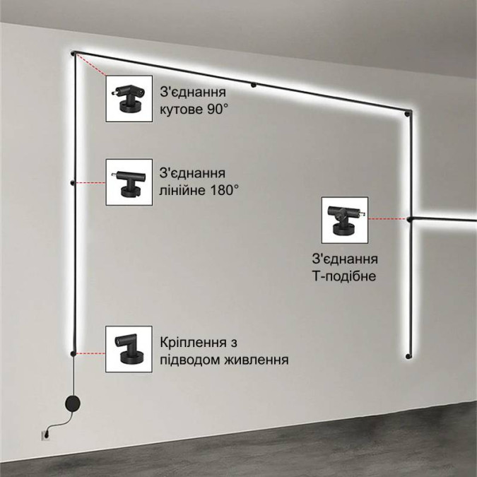 Світлова лінія KLOODI CUBELINE 2000 20W 3K