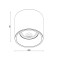 Світильник точковий KLOODI KD-EYE85 10W 4K WH