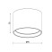 Світильник точковий KLOODI KD-RONDO95 9W 3K WH