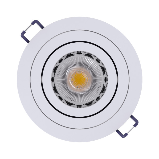 Світильник точковий врізний KLOODI KD-BASE R92 GU10 WH