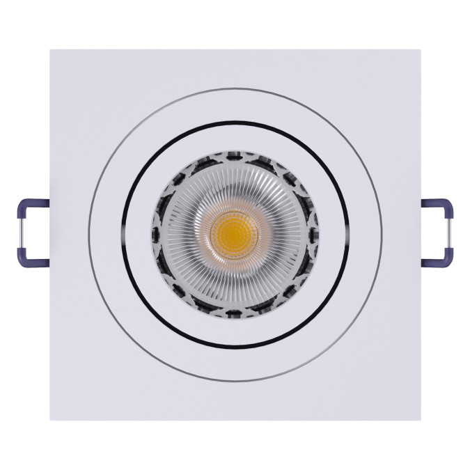 Світильник точковий врізний KLOODI KD-BASE SQ92 GU10 WH