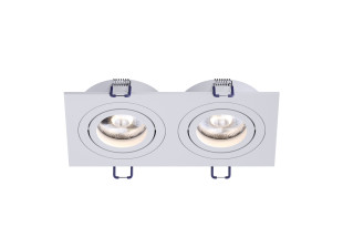 Світильник точковий врізний KLOODI KD-BASE SQ92x175 GU10 WH