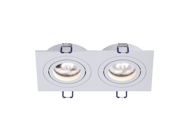 Світильник точковий врізний KLOODI KD-BASE SQ92x175 GU10 WH
