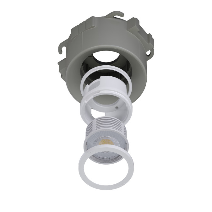 Світильник точковий врізний KLOODI KD-CELL R95 GR