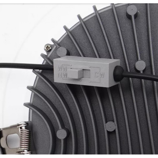 Світильник точковий KLOODI KD-DEEP135 13W CCT BK