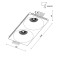 Світильник точковий врізний KLOODI KD-GIPS SQ120x240 H45
