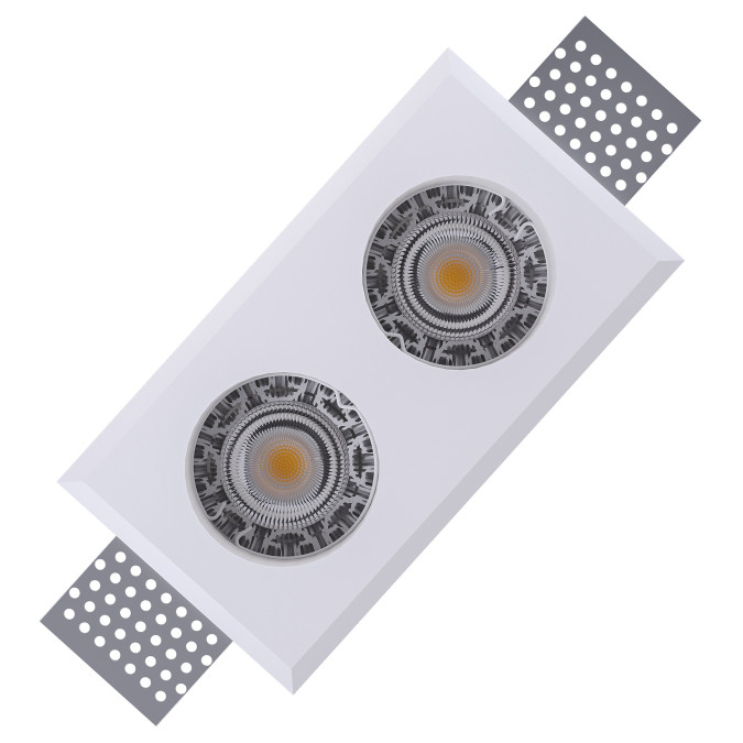 Світильник точковий врізний KLOODI KD-GIPS SQ80x147 H50