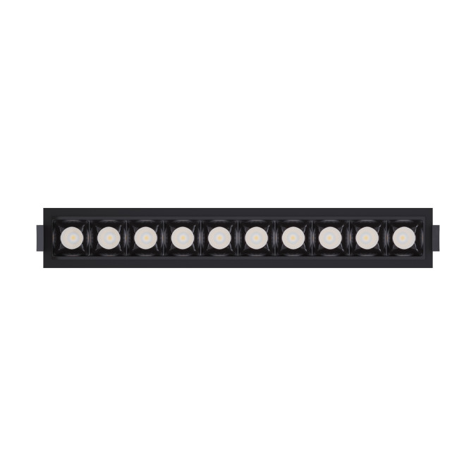 Світильник точковий врізний KLOODI KD-POINT 10X2 20W 4K BK