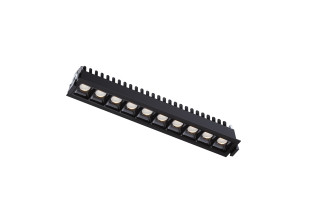Світильник точковий врізний KLOODI KD-POINT 10X2 20W 3K BK