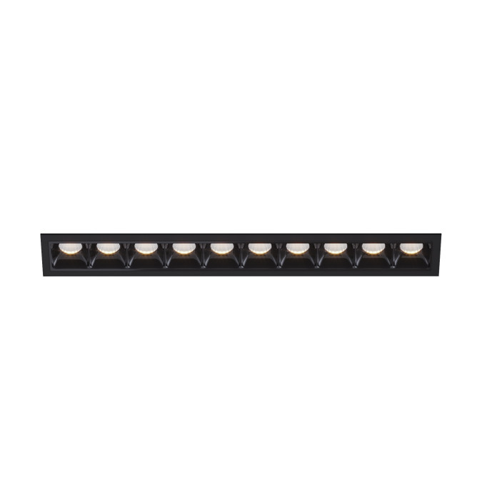 Світильник точковий врізний KLOODI KD-POINT 10X2 20W 4K BK