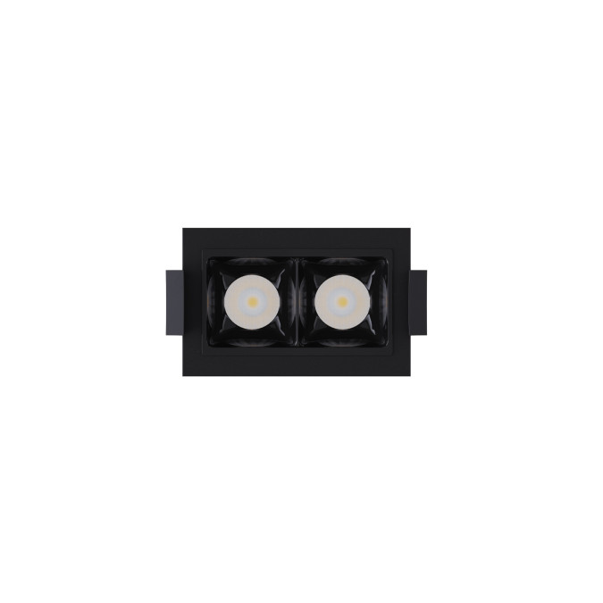 Світильник точковий врізний KLOODI KD-POINT 2X2 4W 3K BK