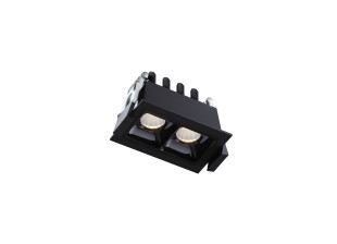 Світильник точковий врізний KLOODI KD-POINT 2X2 4W 3K BK