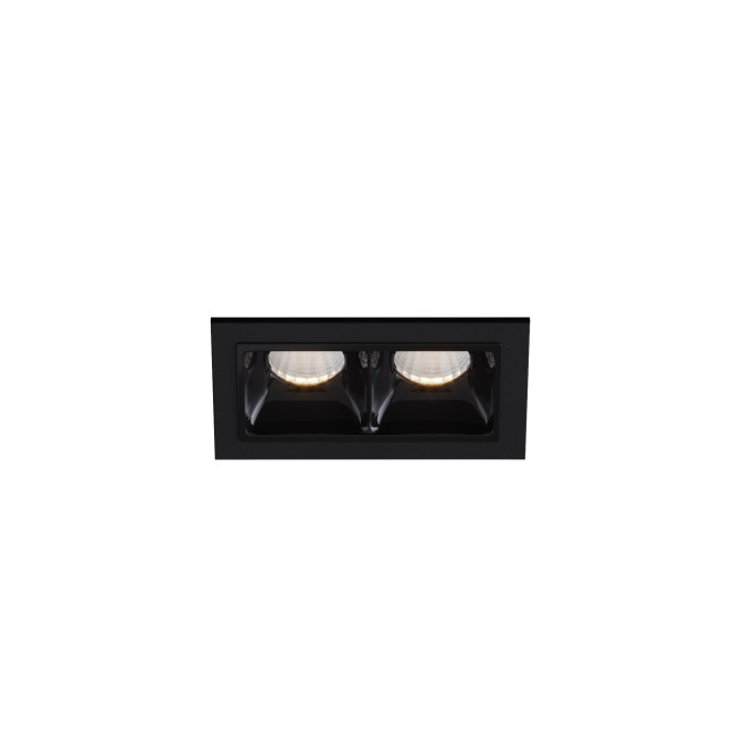 Світильник точковий врізний KLOODI KD-POINT 2X2 4W 3K BK