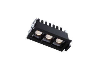 Світильник точковий врізний KLOODI KD-POINT 3X2 6W 3K BK