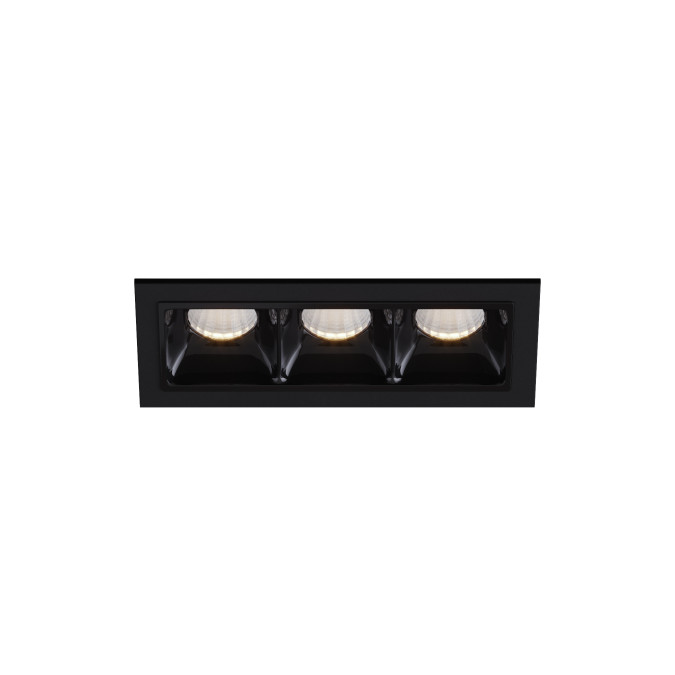 Світильник точковий врізний KLOODI KD-POINT 3X2 6W 3K BK
