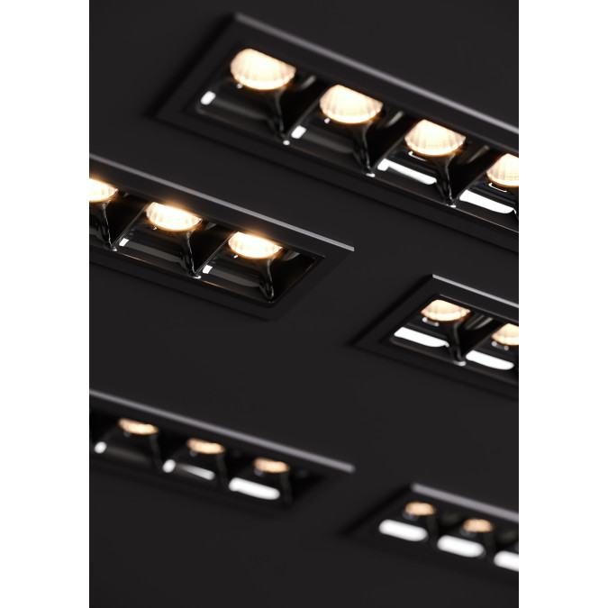 Світильник точковий врізний KLOODI KD-POINT 5X2 10W 3K BK