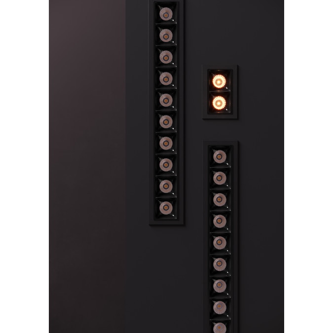 Світильник точковий врізний KLOODI KD-POINT 5X2 10W 3K BK