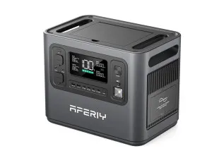 Портативна зарядна станція Aferiy AF-P210 2400W 2048Wh LiFePO4, чорна